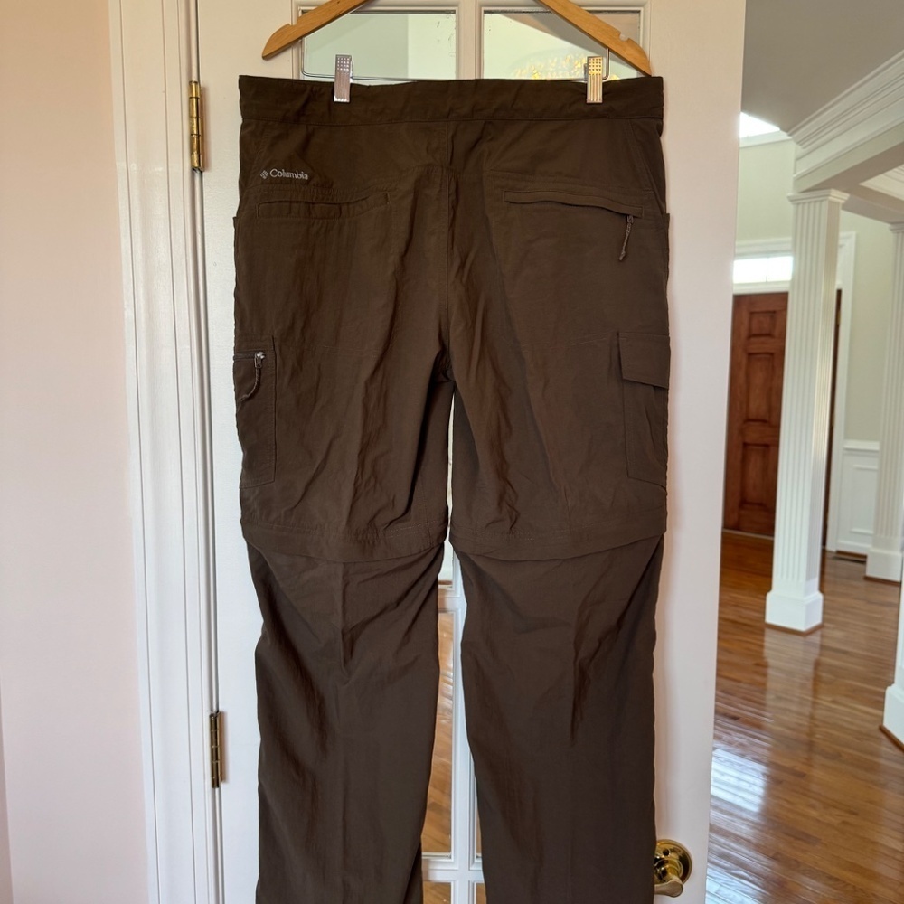 Columbia Men's Convertible Cargo Pant, Brown, Size 36X30 - Picture 3 of 4